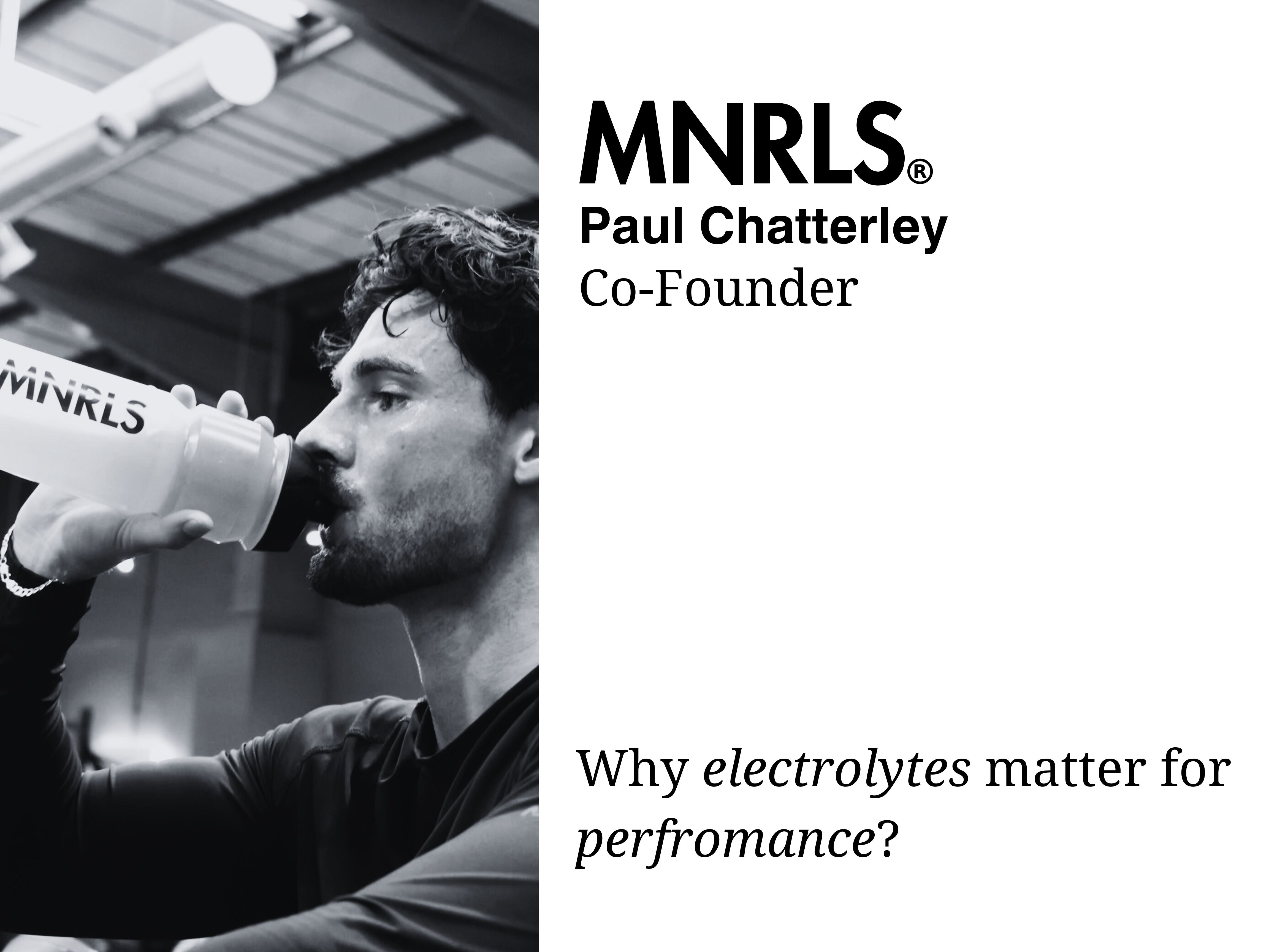 Why Electrolytes matter for performance?